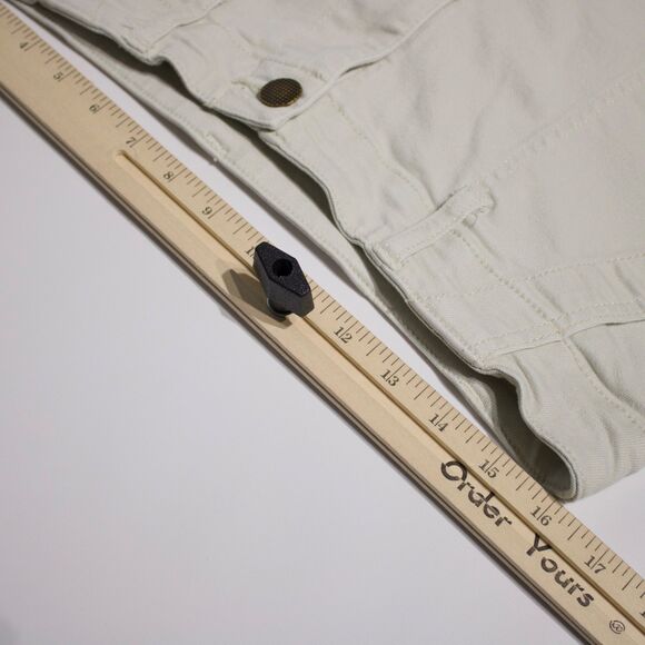 Cabi Compass Cropped Jogger Pants Cotton Stretch Light Beige Women Size 10 (B4) - Picture 13 of 14